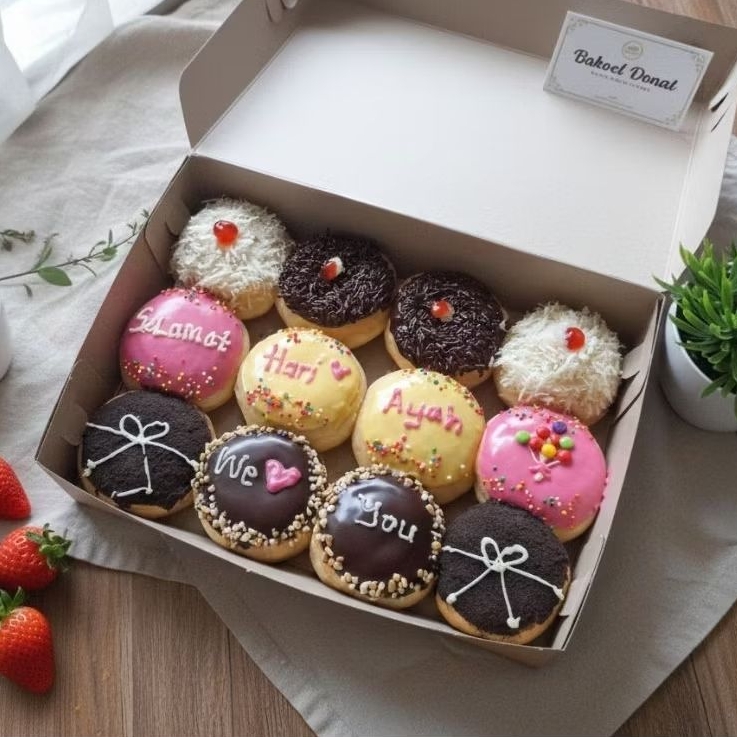 Donat Ulang Tahun (ultah) isi 12/Bisa request tulisan