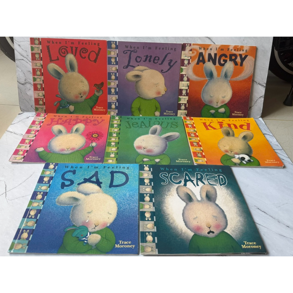 when I’m feeling book by trace moroney ( set of 8 books)
