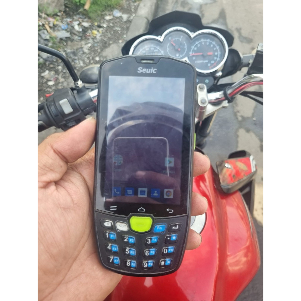 Seuic autoID 9N PDA HP scanner barcode QR code untuk ekspedisi