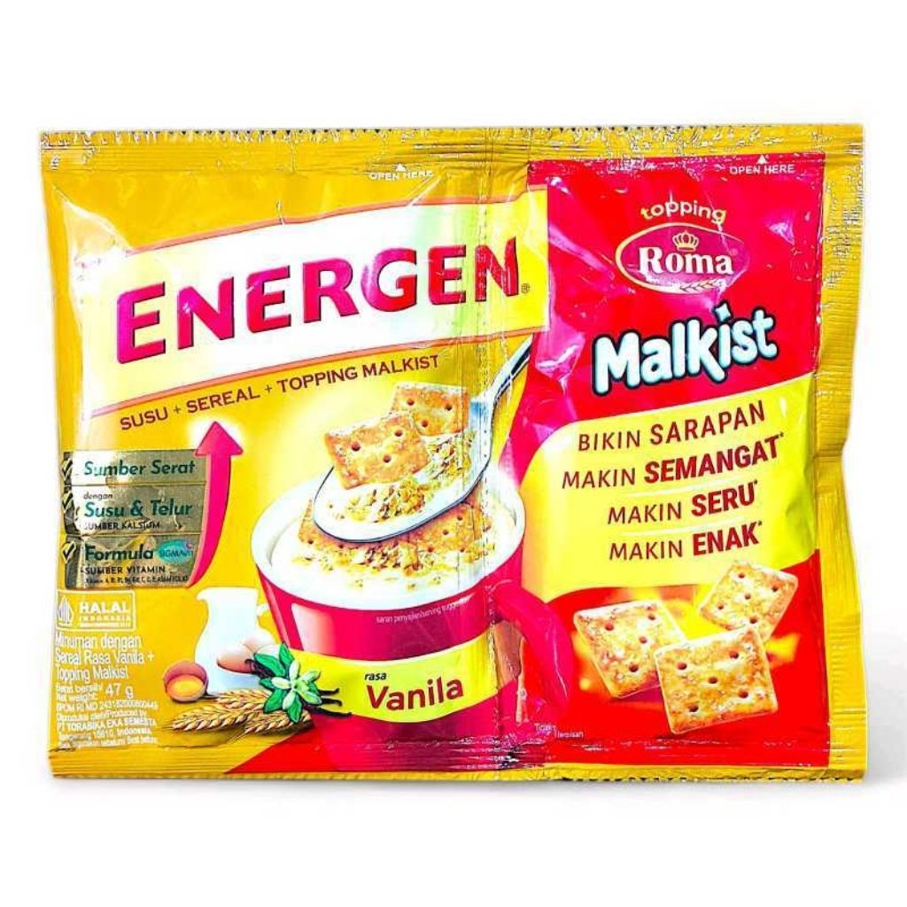 ENERGEN VANILLA TOPPING MALKIST