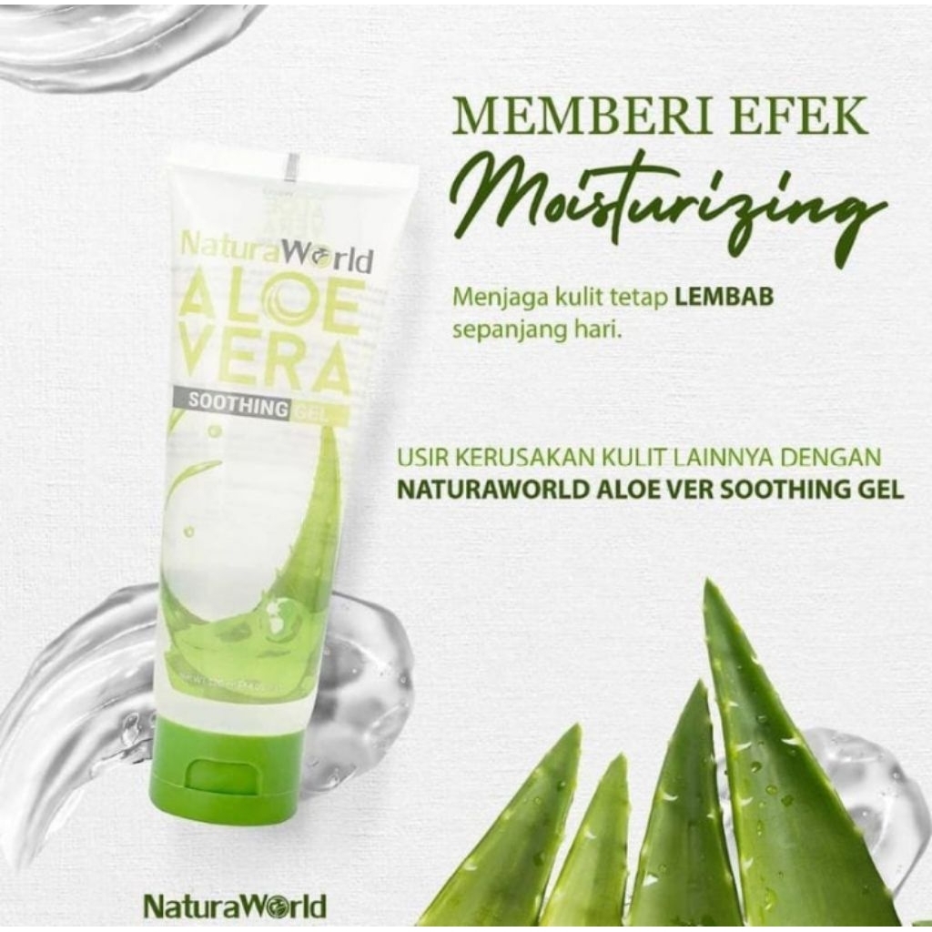 NaturaWorld Aloe Vera Soothing Gel.