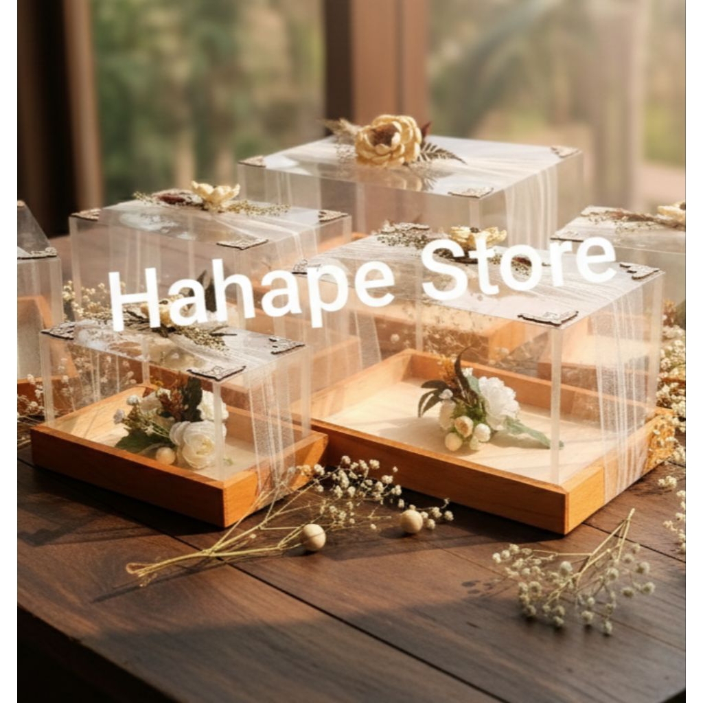 ISI 1 KOTAK HANTARAN PERNIKAHAN KAYU