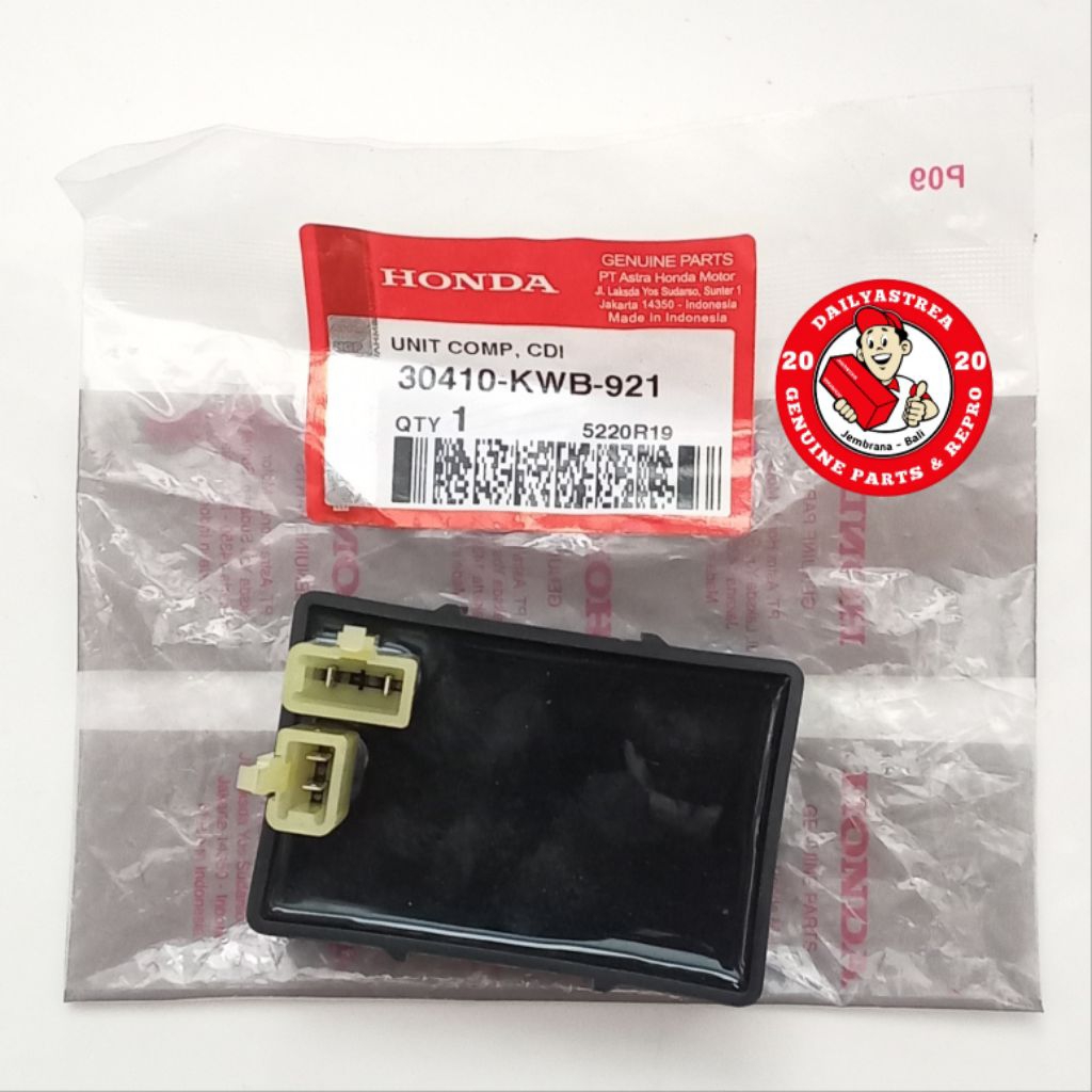 CDI UNIT HONDA REVO ABSOLUTE BLADE 110 OLD LAMA KARBURATOR KARBU ORIGINAL ORI AHM 30410-KWB-921
