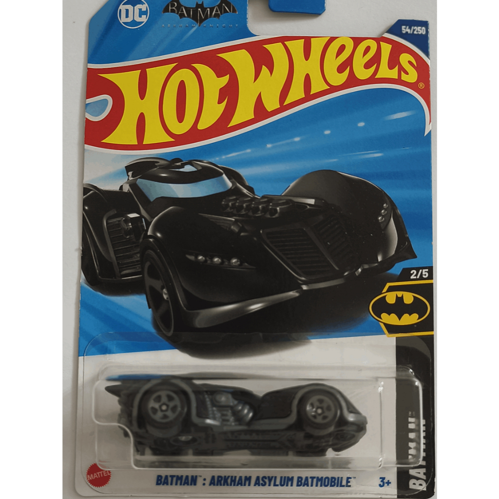 Hot Wheels Regular Batman Arkham Asylum Batmobile Black Diecast Mobil 1:64 Original