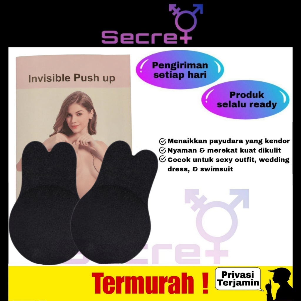 INVISIBLE PUSH UP NIPPLE PAD FOR WOMEN | RABBIT NIPLE COVER - PAIR