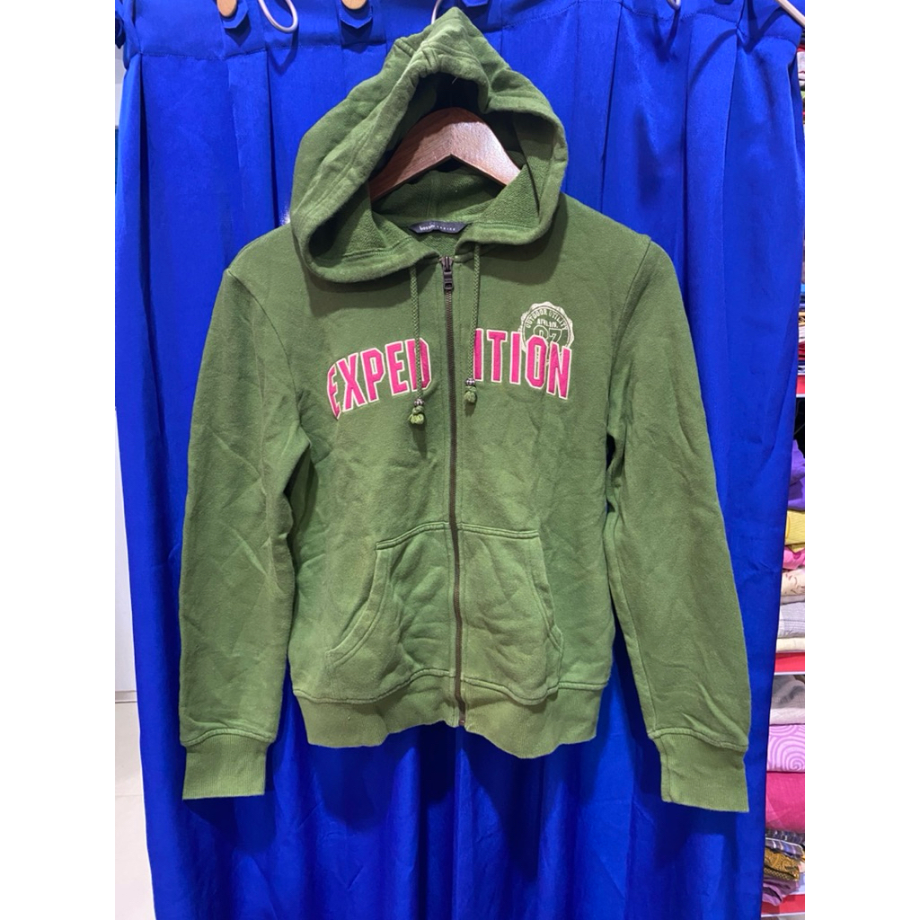 PL Jacket Hoodie Bossini Ladies size S LD 85 Tulisan “Expedition”