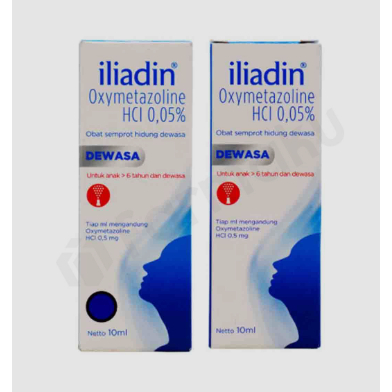10 ML Iliadin -  Semprot Hidung untuk Membantu Melegakan Hidung Tersumbat