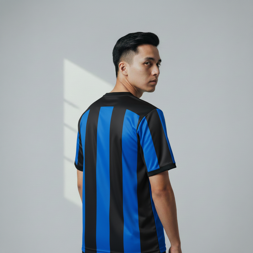 ATHLETIC SPORTWEAR - Jersey Vintage Bola Fantasy Inter Home 2005-06 Fullprinting Casual - Atasan