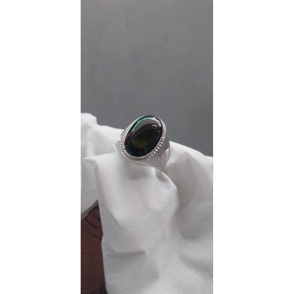 bacan doko coklat ajib siap pake ring perak