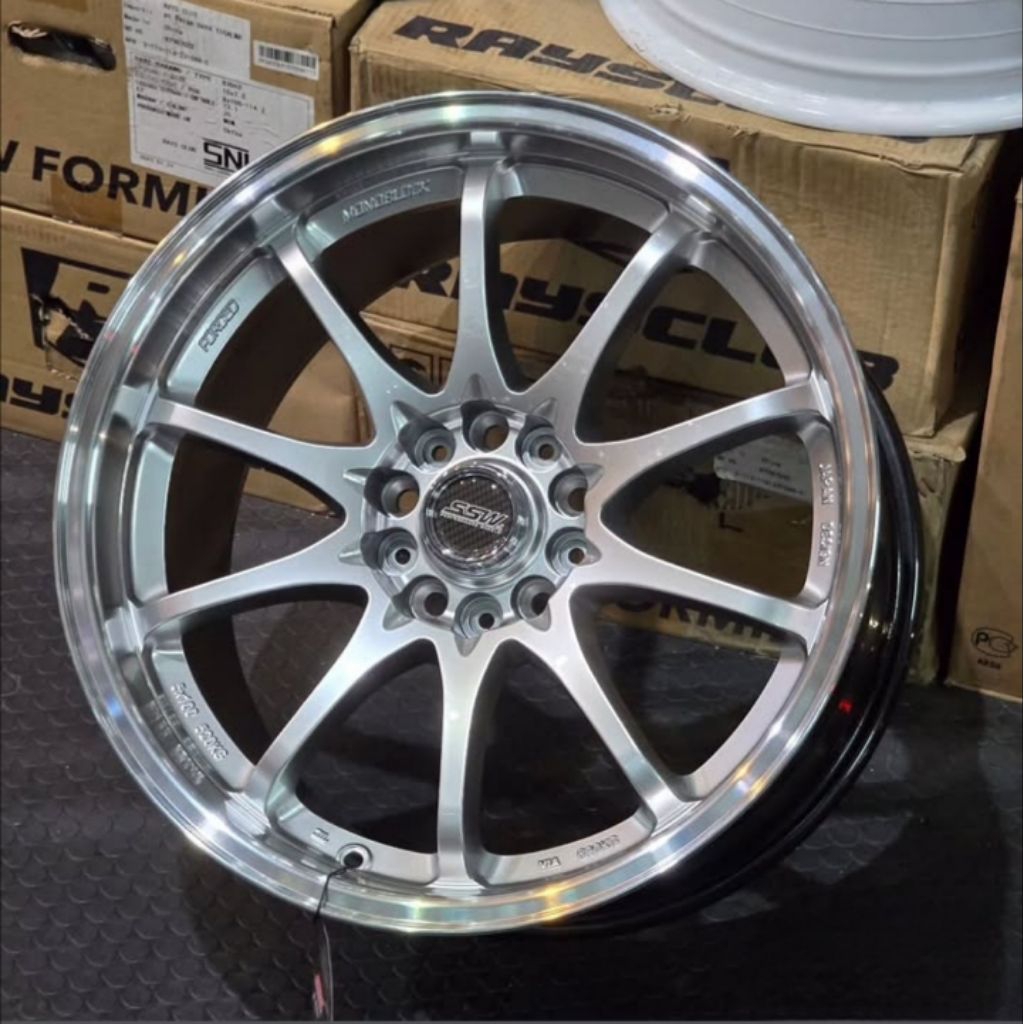 velg mobil r18 ce28 ssw original Thailand lebar 9,5 velg ring 18 untuk mobil Innova reborn venturer 