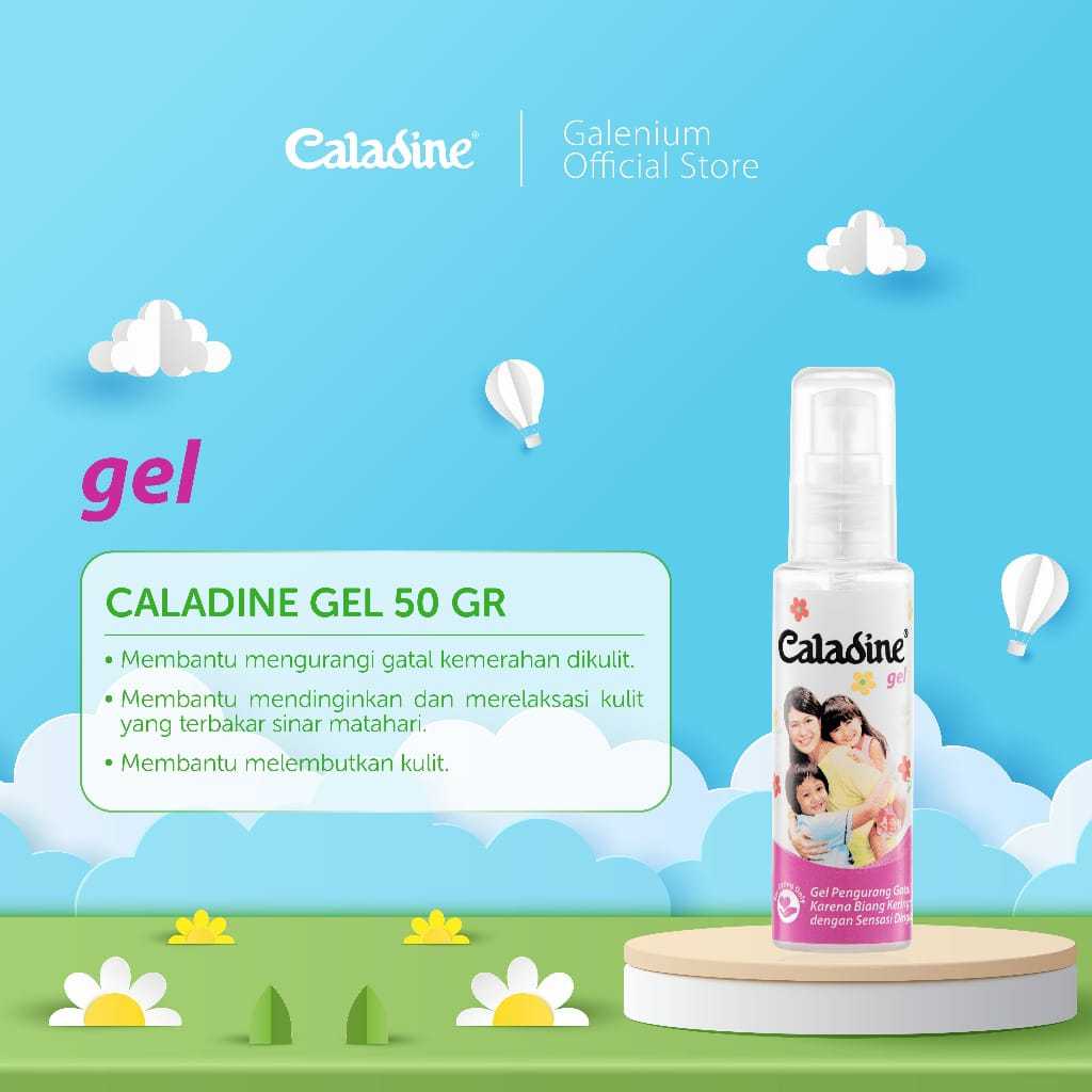 Caladine Gel 50ml - Gel Pengurang Gatal Biang Keringat