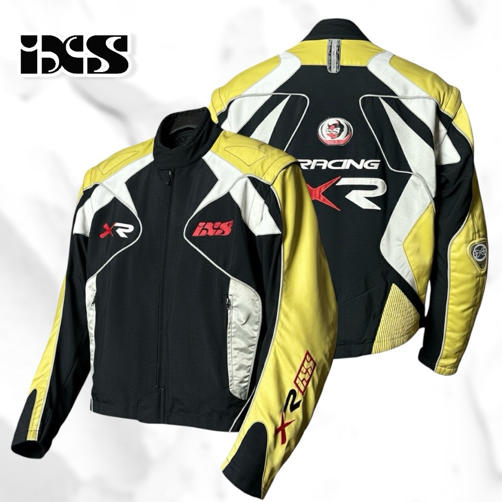 jaket motor touring biker iXS switzerland Racing team 90s Vintage Jacket original bkn kushitani yell