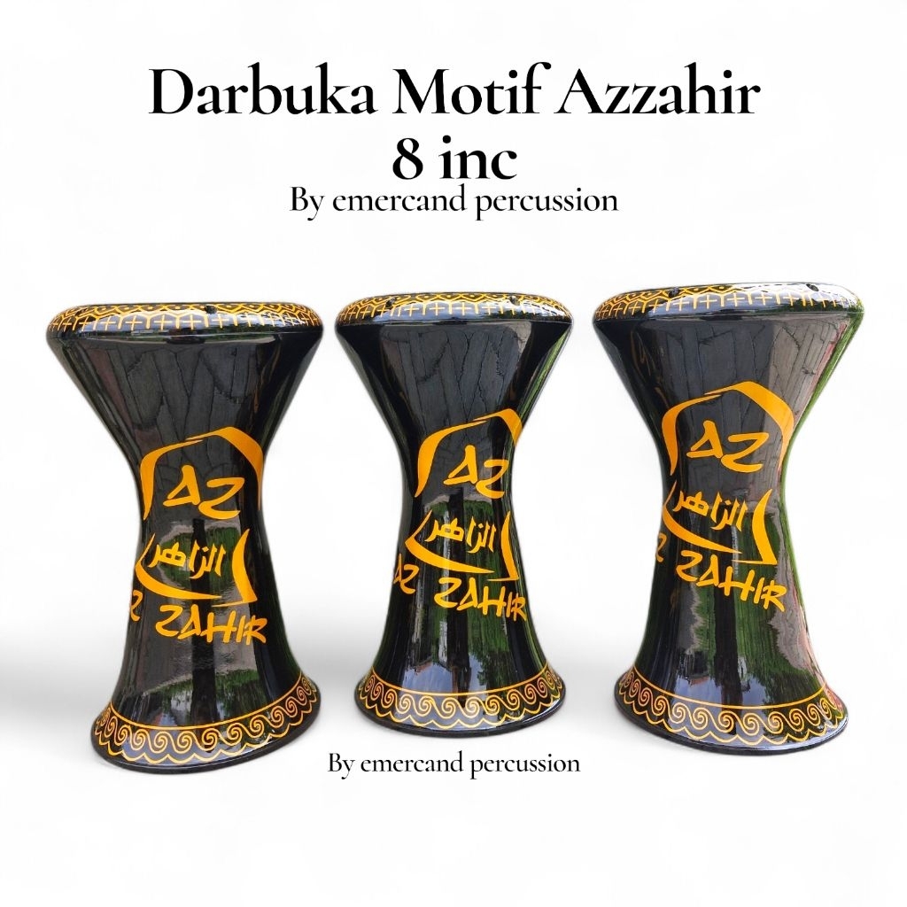 darbuka azzahir 8 inc fullset gratis kunci L