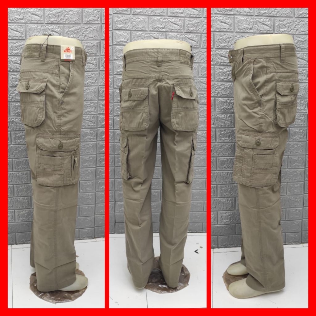 KENDY size 27-38 / CELANA PANJANG CARGO PRIA / CELANA PANJANG GUNUNG PRIA / CELANA PANJANG CARGO COW