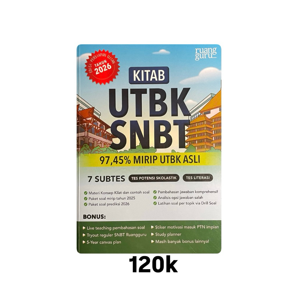 Kitab UTBK SNBT TPS 2026 Ruangguru Ruang Guru RG