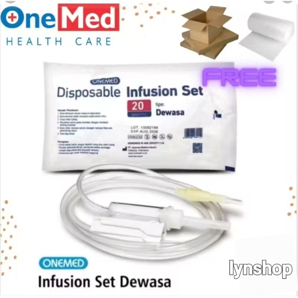 Infus set dewasa onemed selang infus dewasa