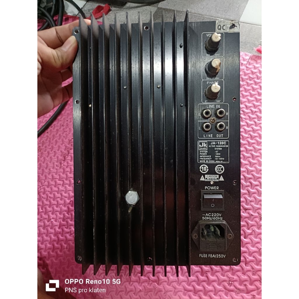 modul subwofer 12inc merk JK custic