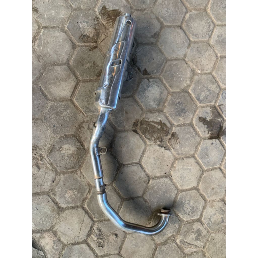 knalpot scorpio z original normal standar