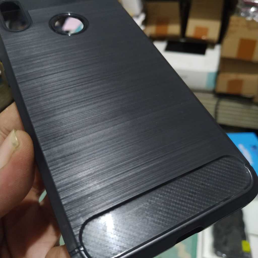 Case Huawei Y7 2019 Y7 Prime 2019 DUB LX1 DUB-LX3 CX9 Y7 Pro 2019 Softcase Carbon Fiber Tebal Elegan