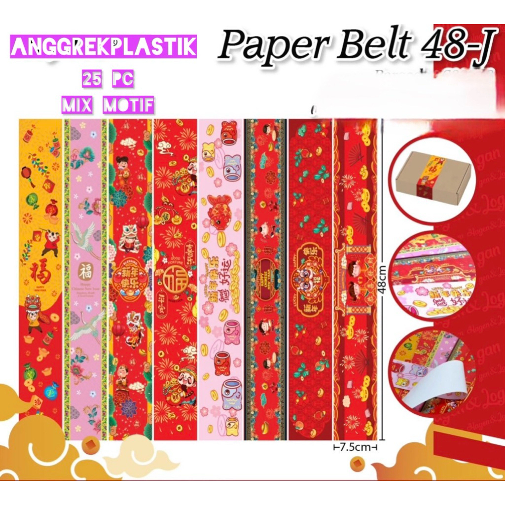 paper belt Imlek CNY