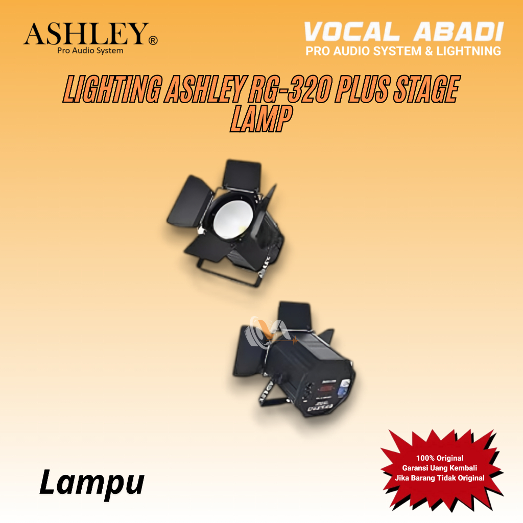 LIGHTING ASHLEY RG-320 PLUS STAGE LAMP
