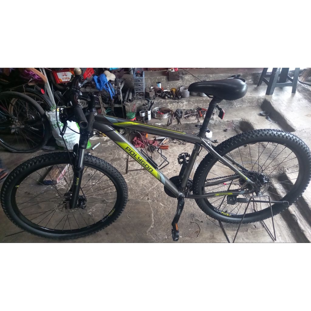sepeda polygon primer 3 size M ban 27'5 aloy 3×8s