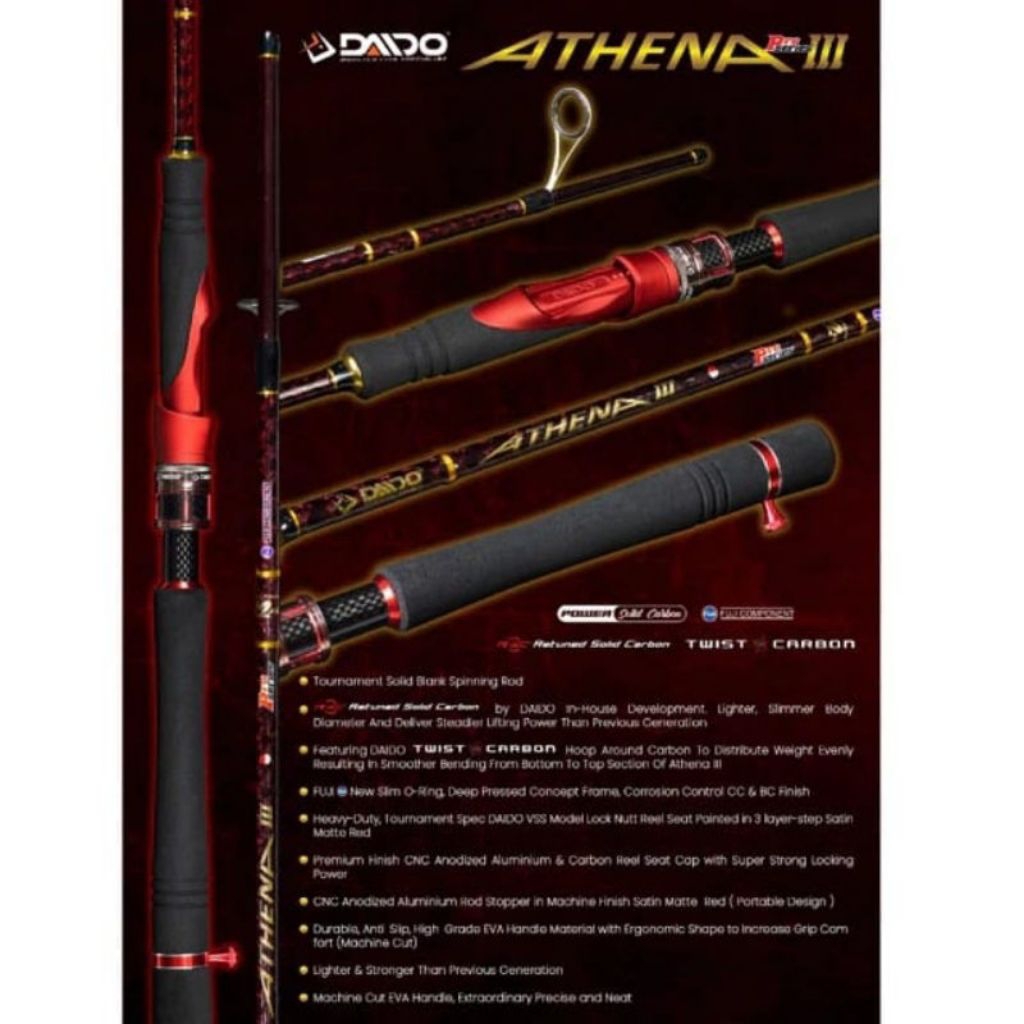 JORAN SPINNING DAIDO ATHENA III 180CM FULL BUSA