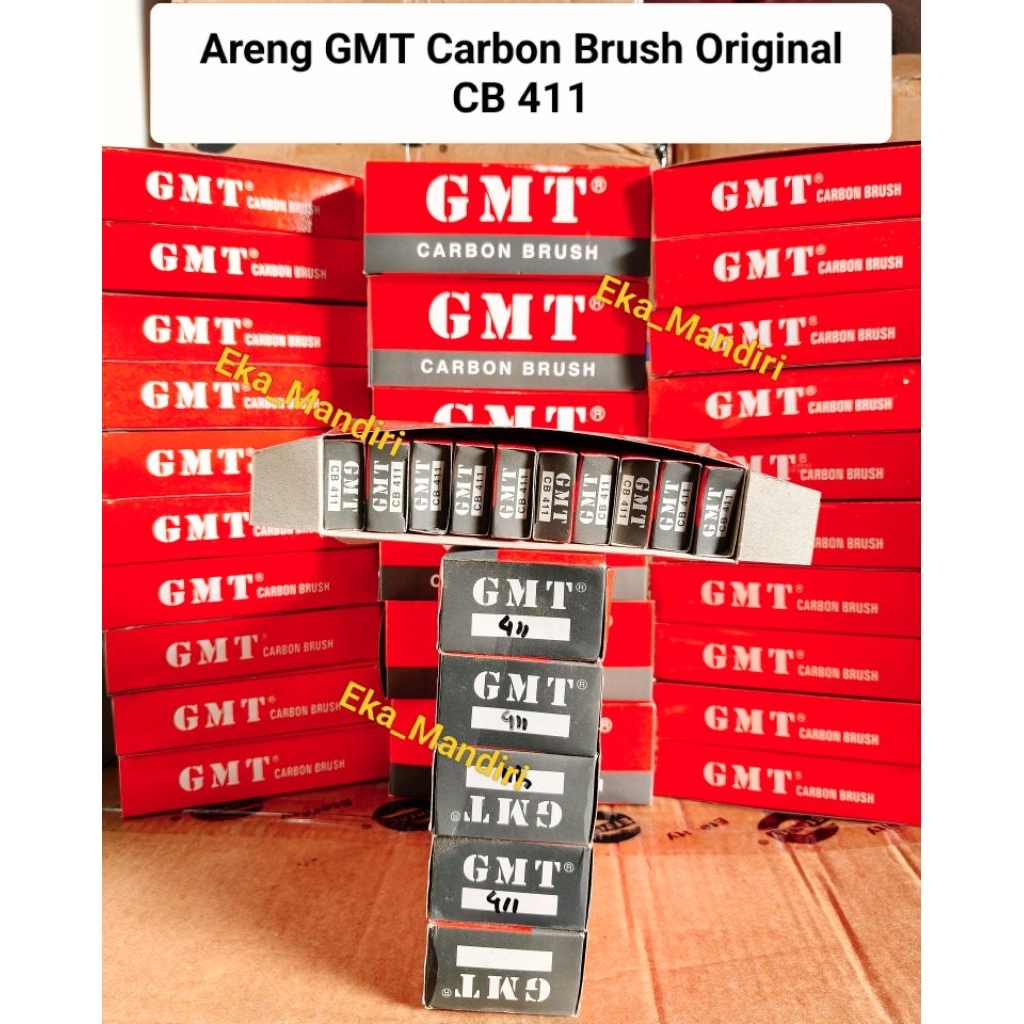 CB 411 Carbon brush areng GMT ARENG PASAH PROPIL GERINDA (1 BOX ISI 10 PCS)
