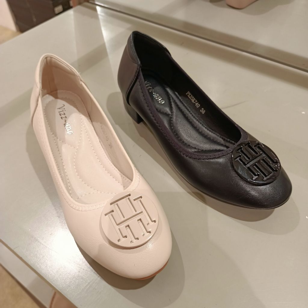 sepatu wanita heels 3cm fantofel VIZZANO original