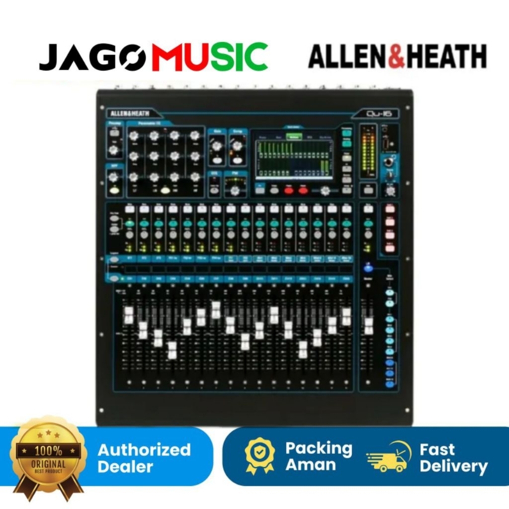 Allen & Heath QU-16 16-Channel Rack Mount Digital Mixer Allen&Heath QU16 Original