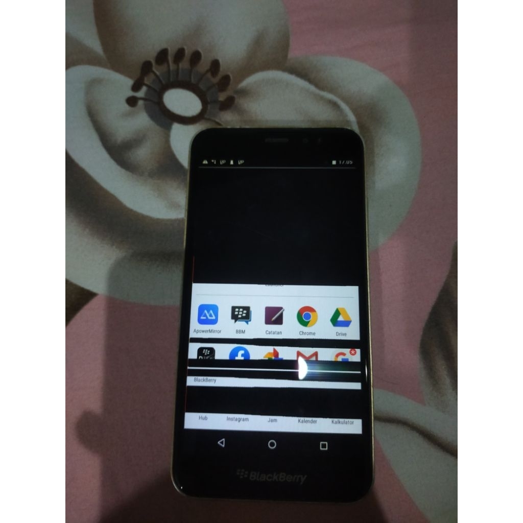 blackberry aurora minus lcd