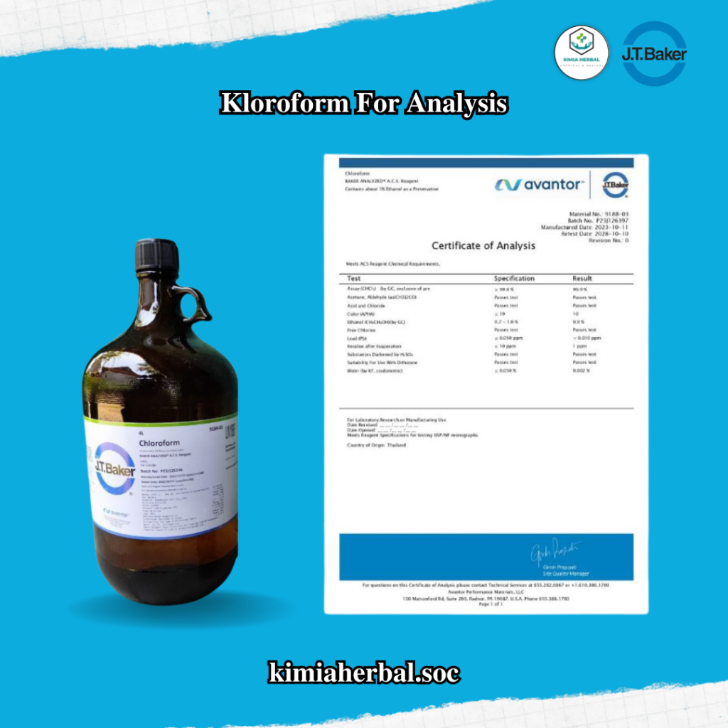 Chloro.form JT Beaker (PA)