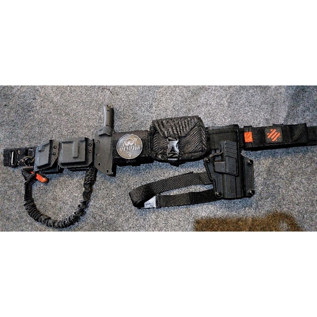 kopel full set hitam / kopel jatah / kopel tni polri / kopel tactical