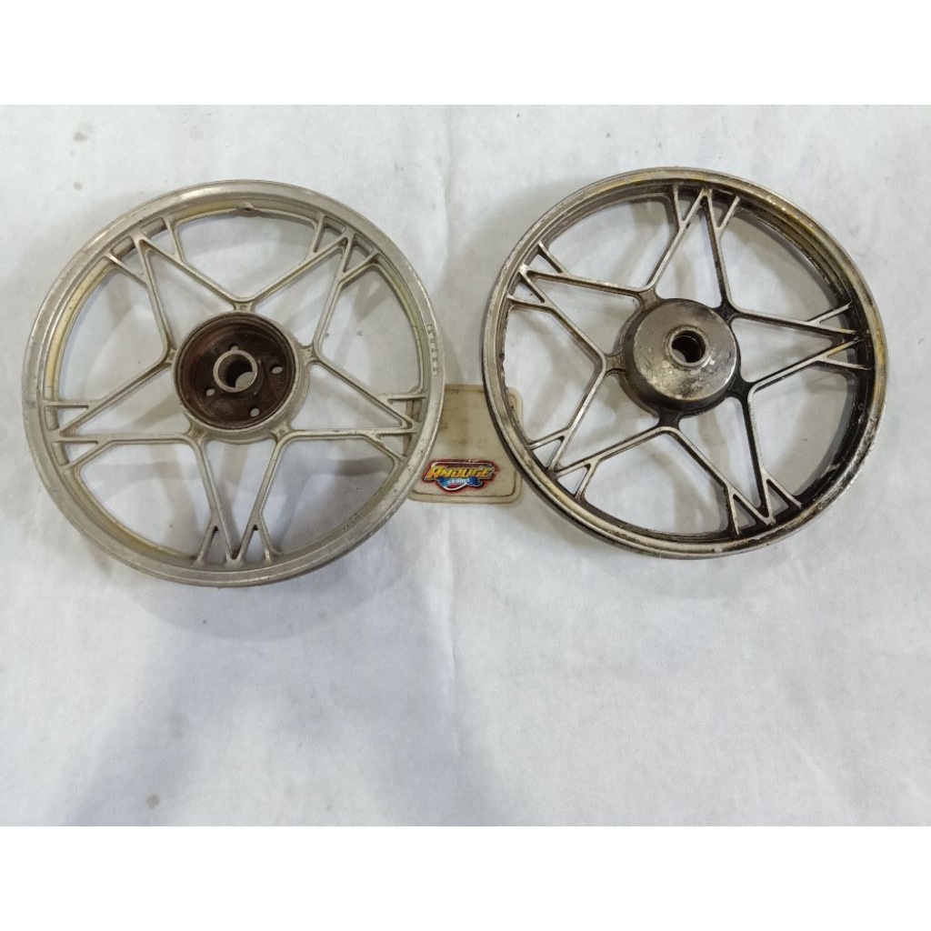 velg pelek pelk palang bintang cast wheel ring 17 depan belakang subsitusi shark model mitsuyo for H