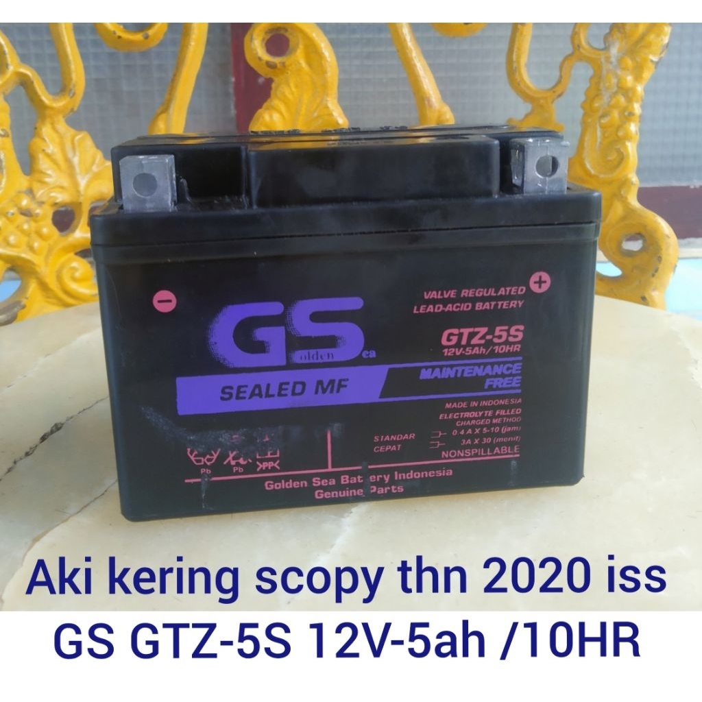 Berbagai Macam Aki Kering MOTOR BEKAS Copotan