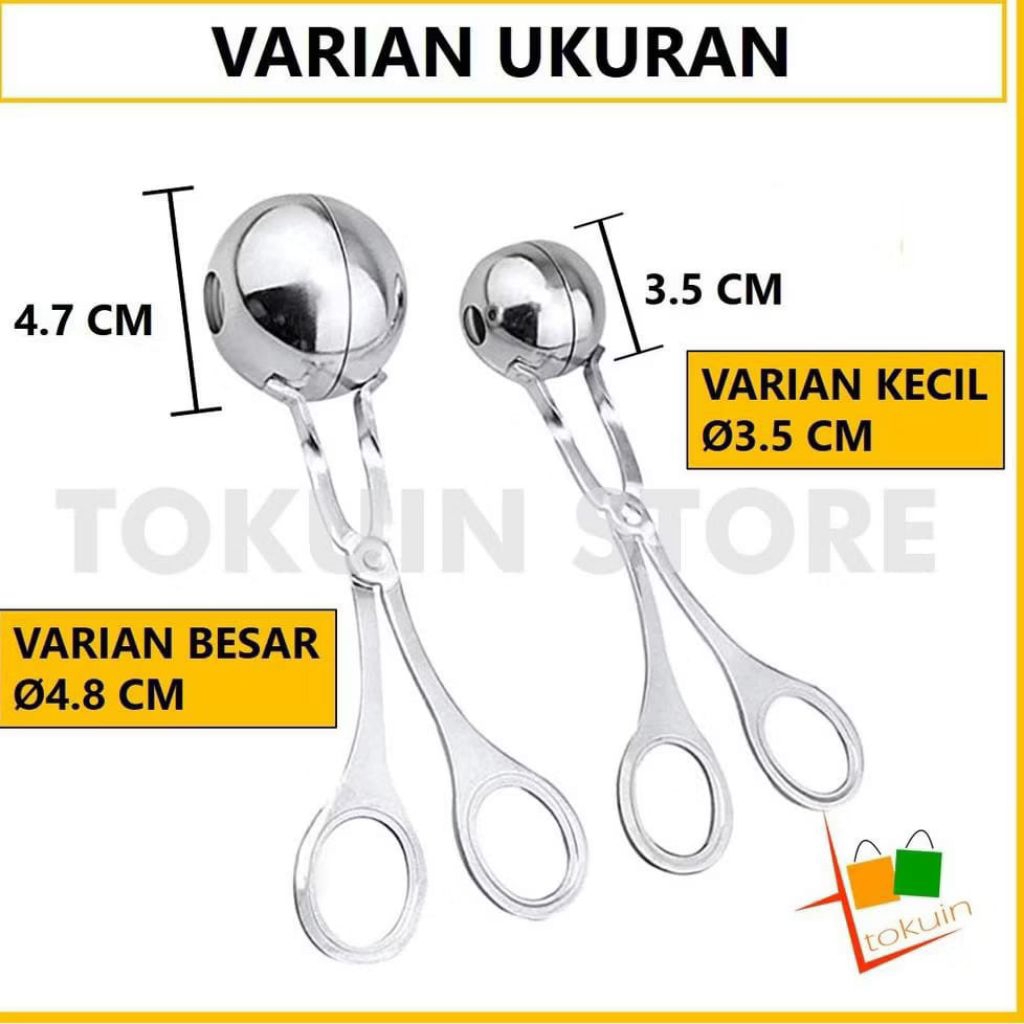 Cetakan bakso stainless manual Cetakan Bakso cetakan pentol bakso Meatball Maker