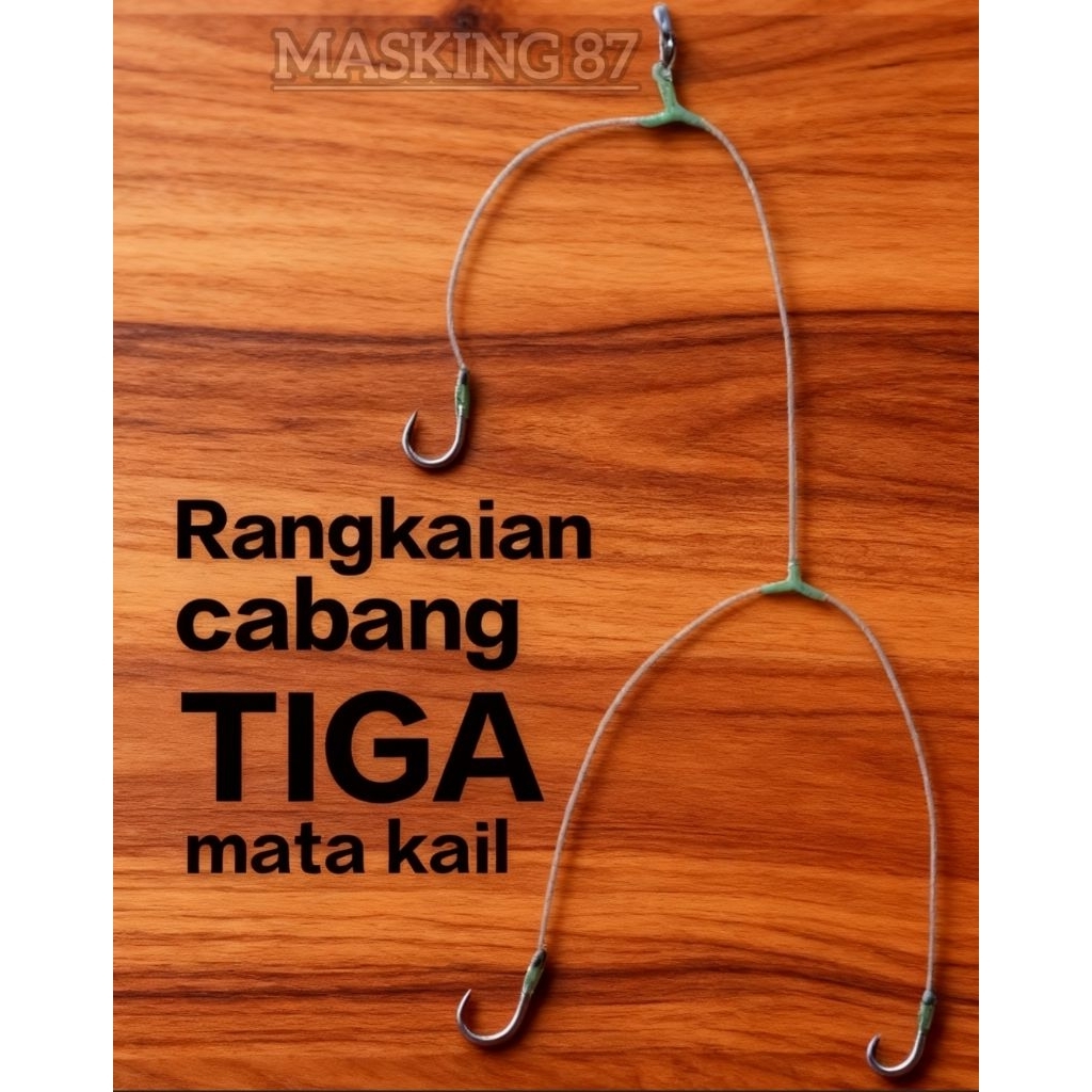 rangkain 3 mata kail
