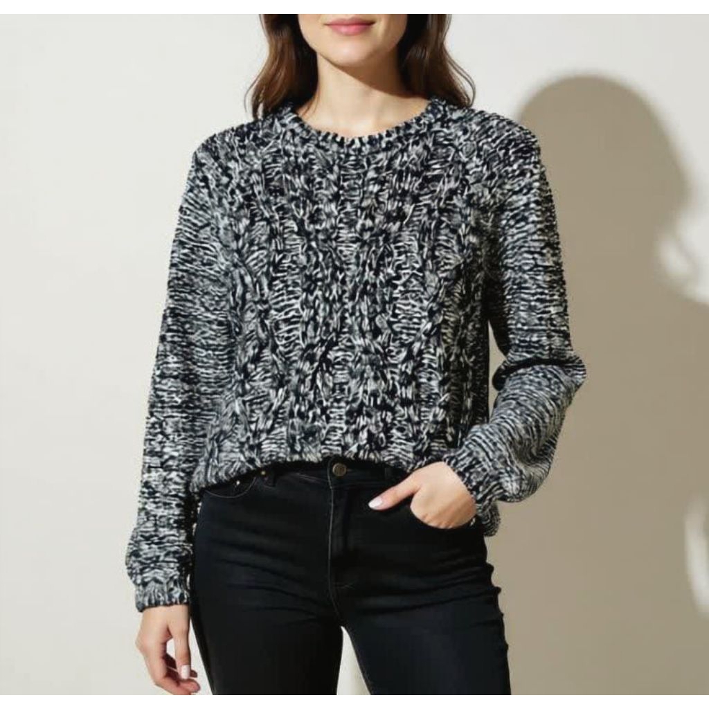 Massimo Dutti Braid Cable Sweater