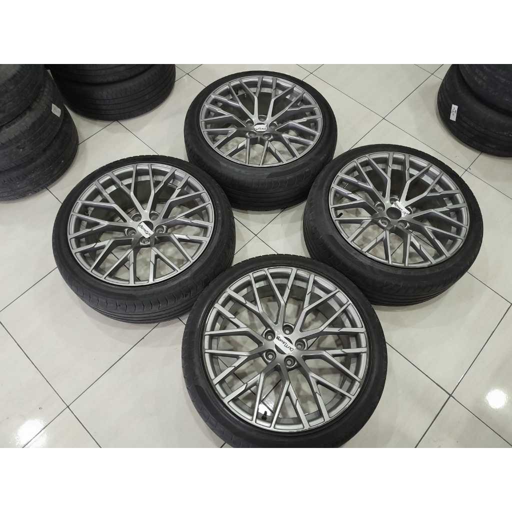 Velg Mobil Bekas R20x8.5 H5x114,3 Murah Pelek Ring 20 Pcd 5x114,3 GREY FREE ONGKIR