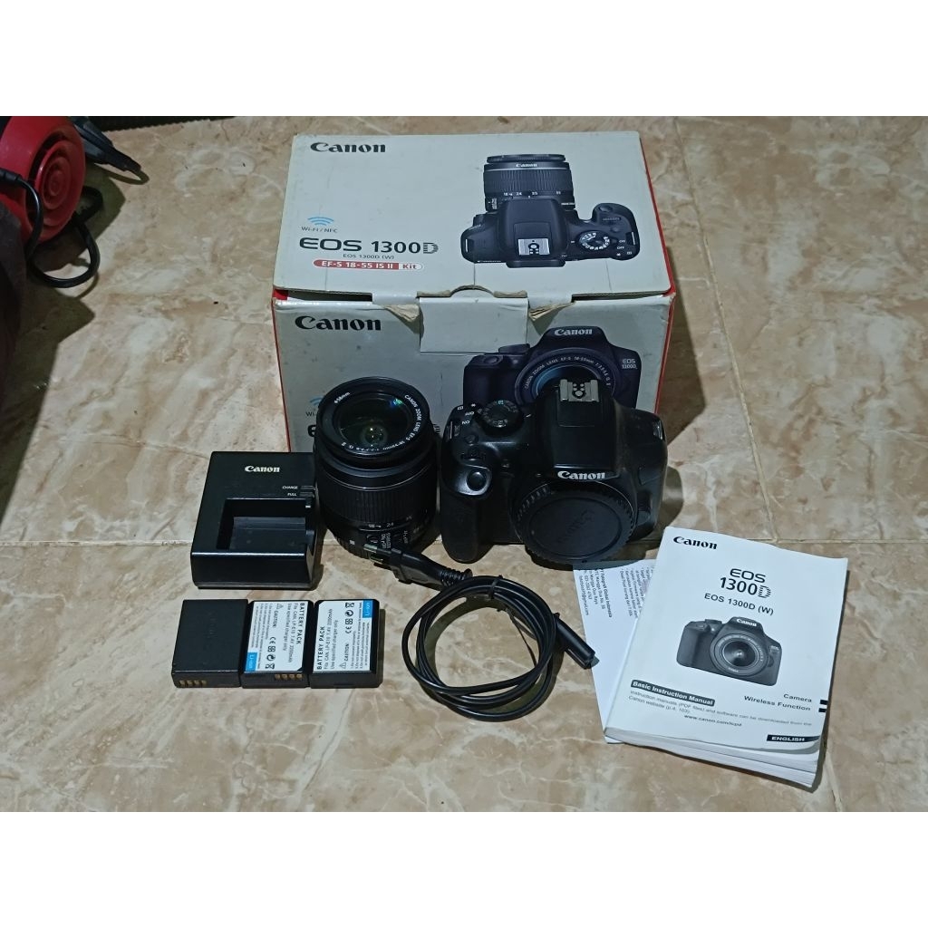 Canon 1300d mulus no minus lengkap