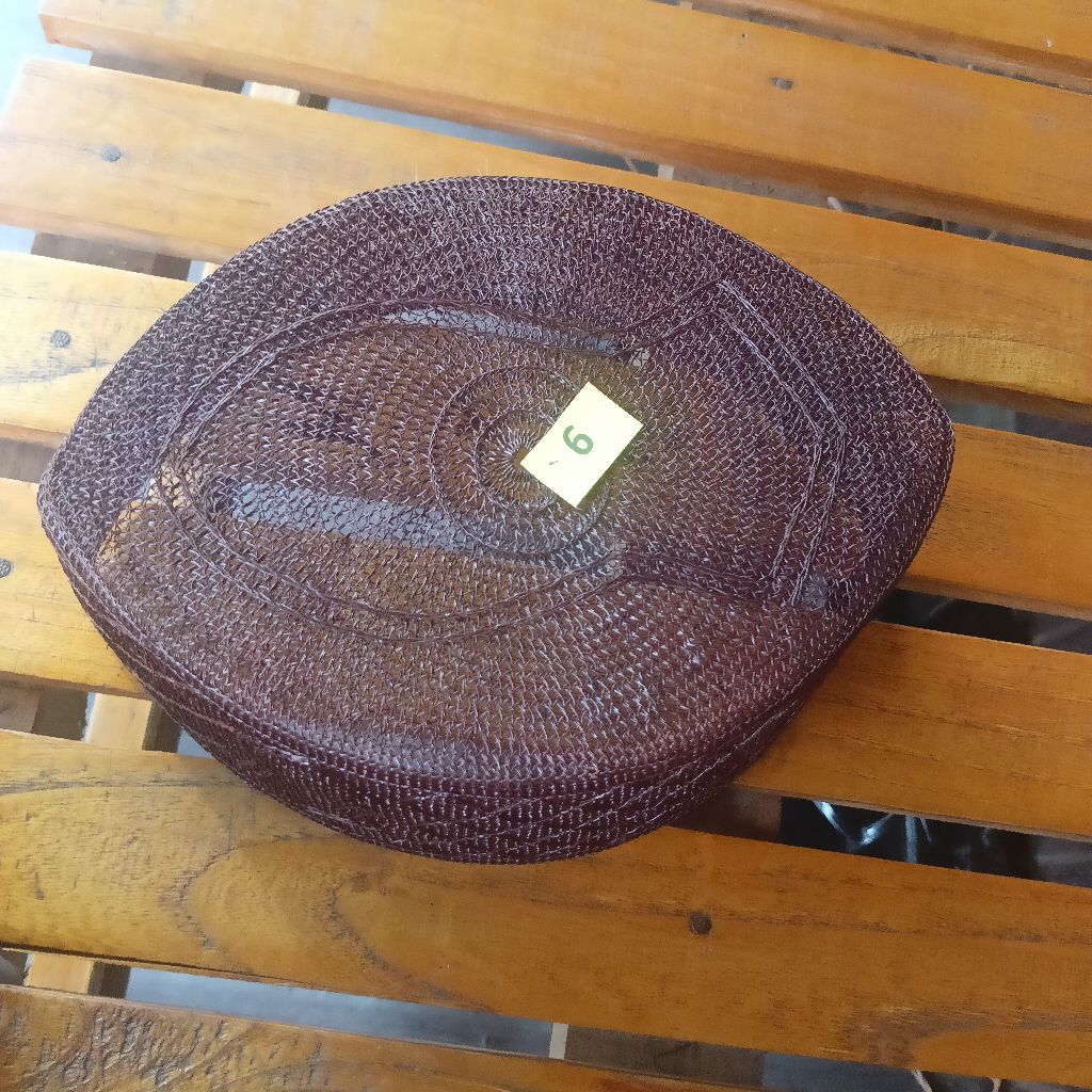 peci/kopyah akar jangang tipe 35 motif trumpah khas Kalimantan