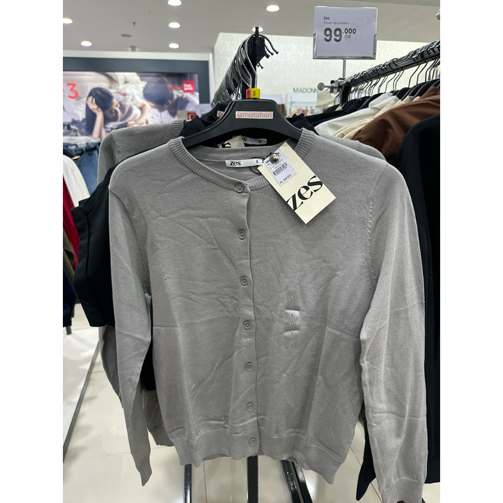Cardigan Zes Gray