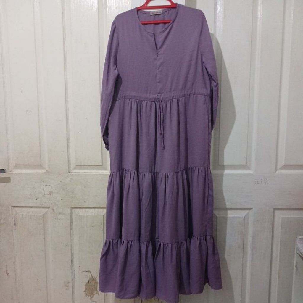gamis ungu preloved