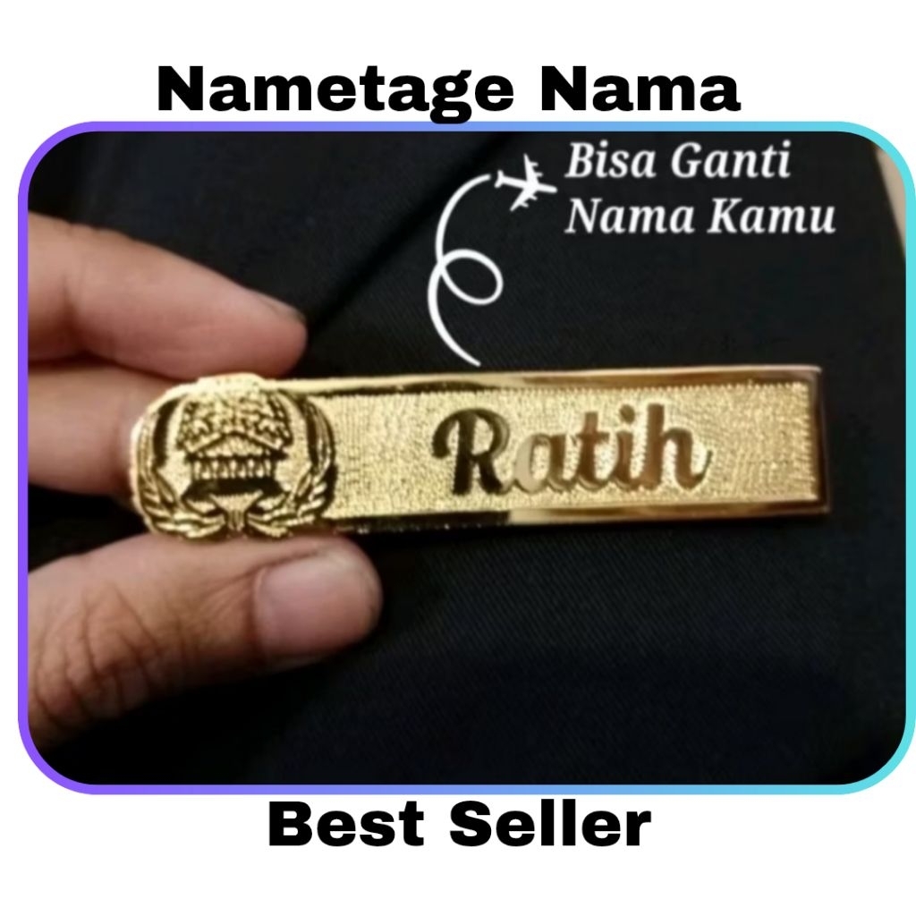 Bros Custom Nama Edsa Motif Korpri Custom Nama