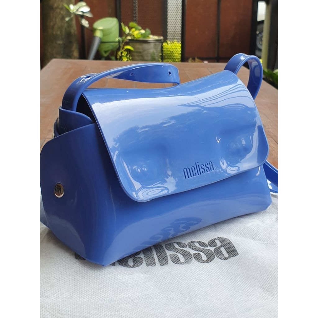 New Tas Wanita Melissa Mini Cross Bag Biru