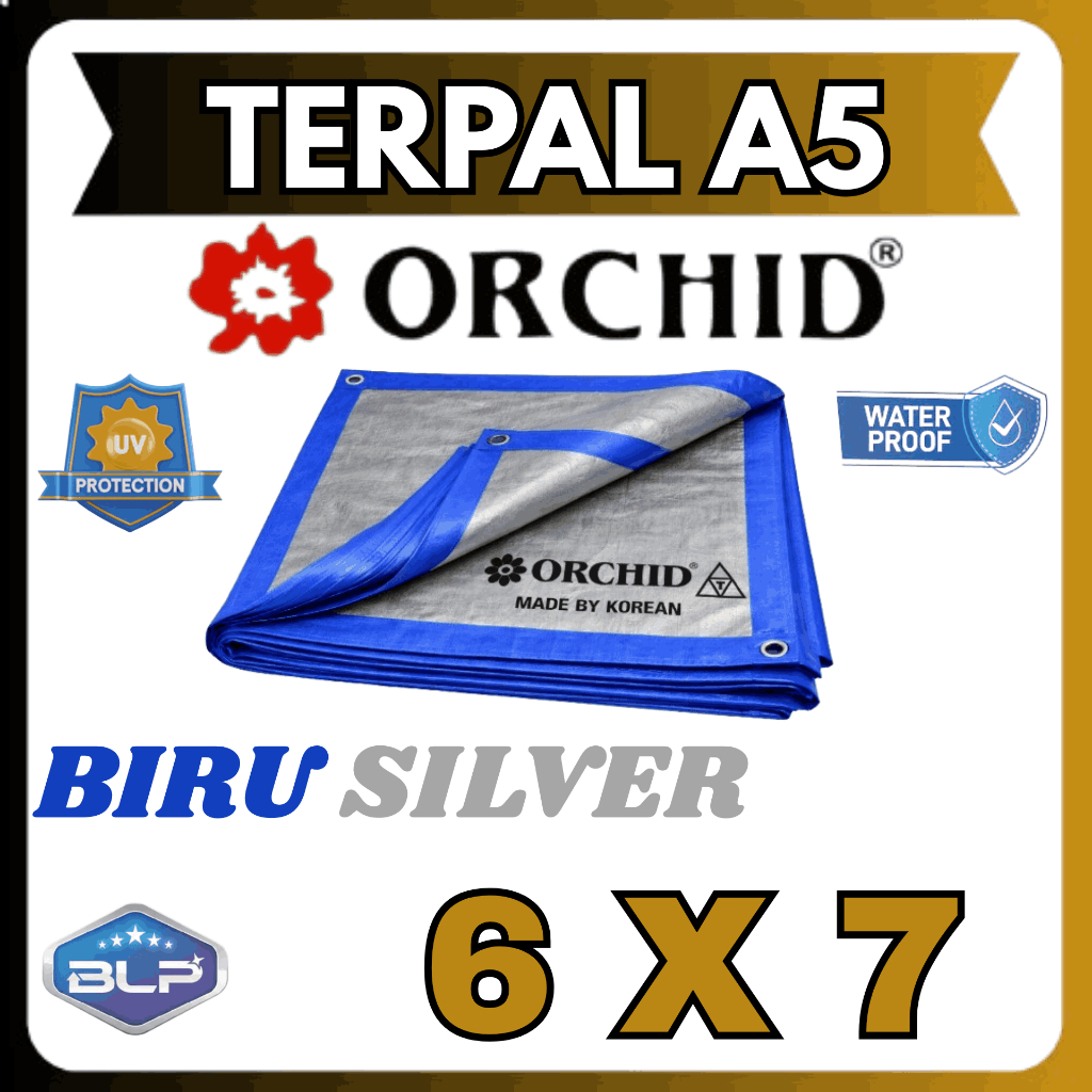 Terpal Orchid A5 Ukuran 6x7
