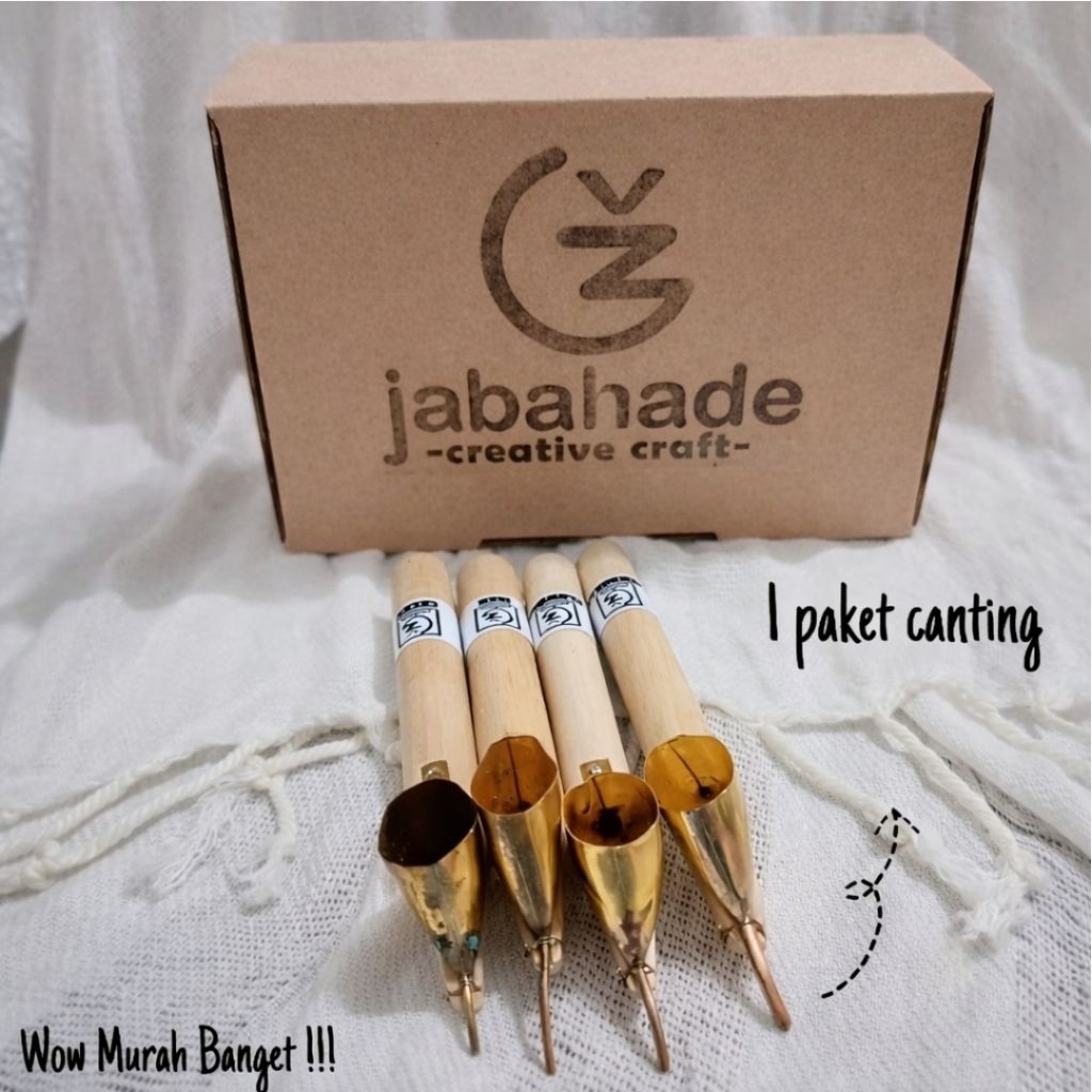 Canting batik paket lengkap cecek isen klowong tembokan 1 paket