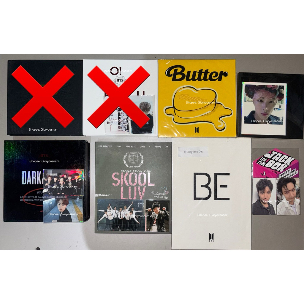[READY STOCK] Album BTS Unsealed Fullset (2Skool4School, ORUL82, Butter, WINGS, DANGER, SKUL LUV AFF