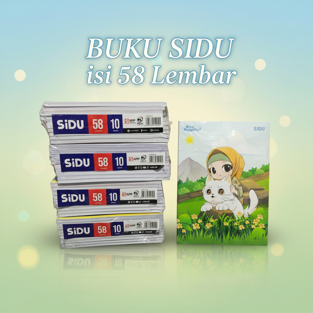 SIDU (Sinar Dunia) Buku Tulis 1 pak isi 10 Buku