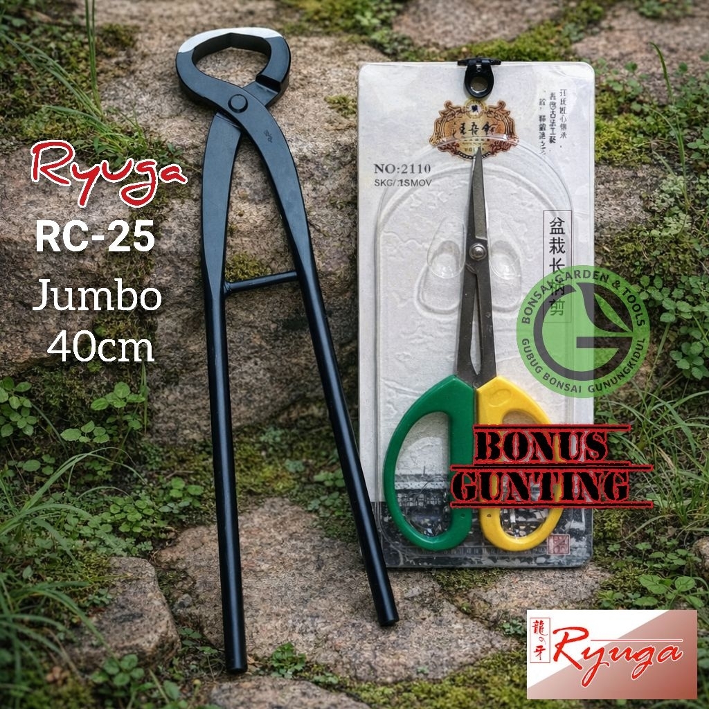 RYUGA PEMECAH BATANG JUMBO RC-25 40cm Catok bonsai pemecah batang.